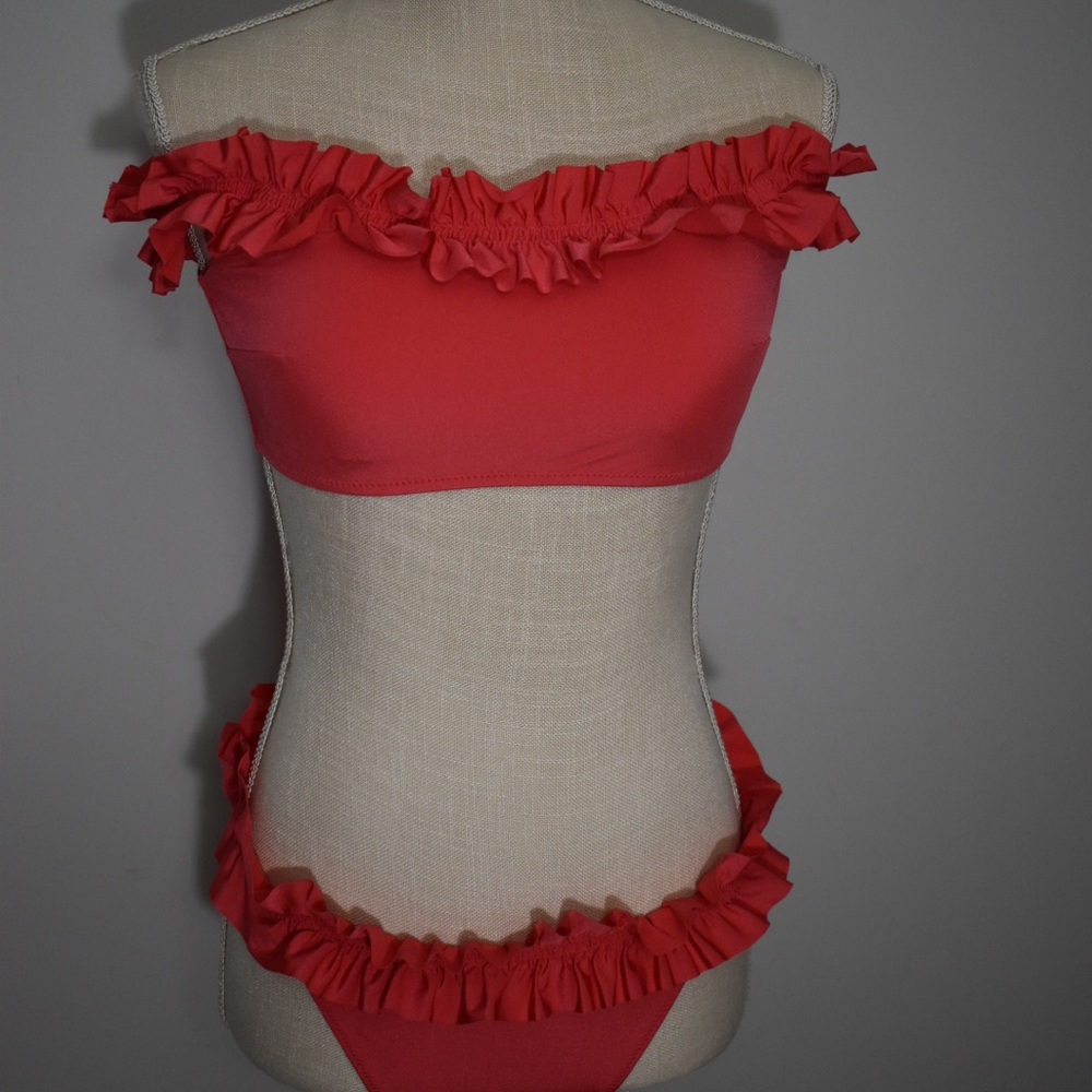 Pink 2 piece swimsuit